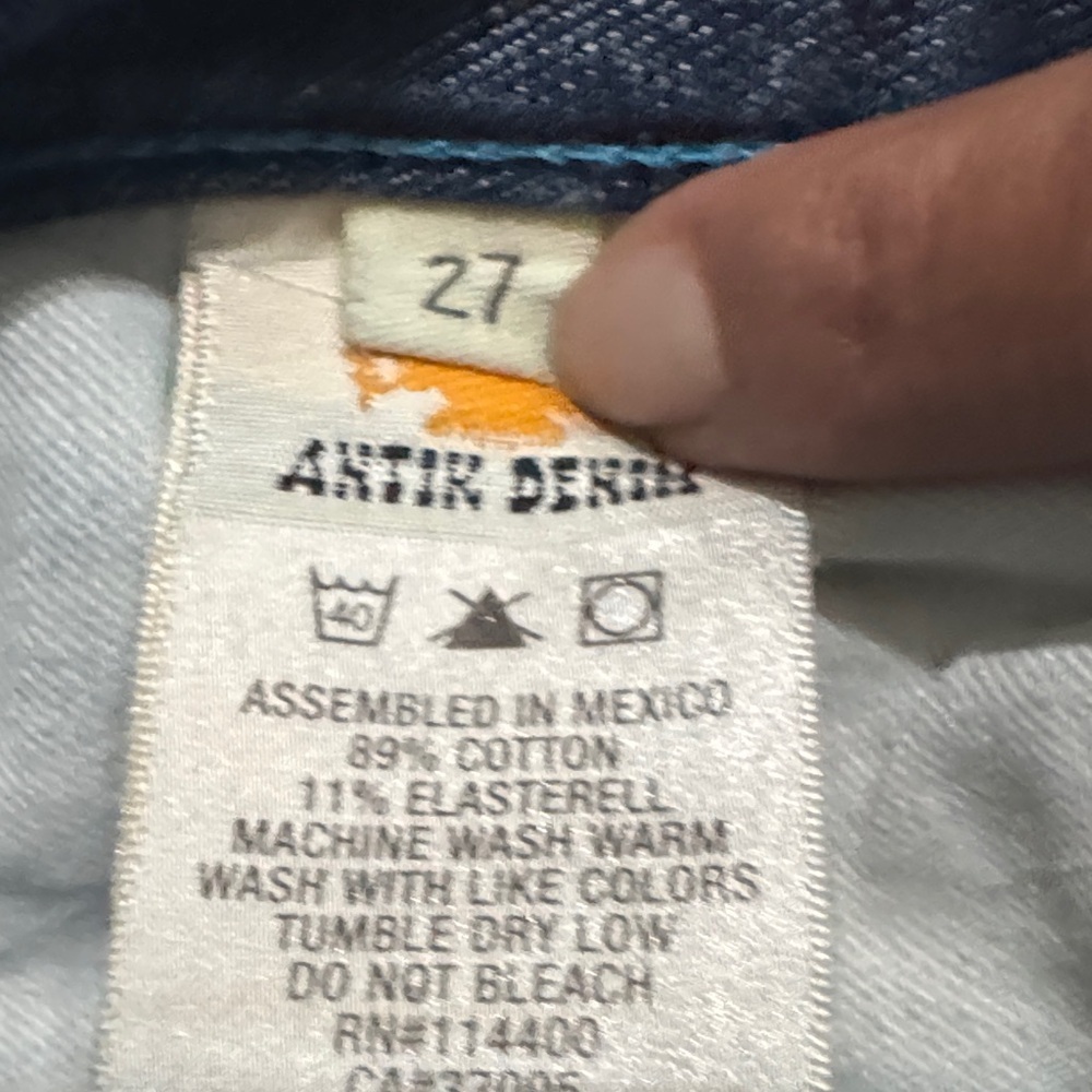Antik Denim Dark Blue Boot Cut Jeans - Picture 6 of 10